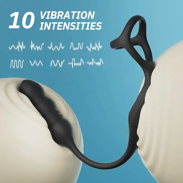 Wearable Anal Thrusting Prostate Massager - 10 Vibrations & Remote Control