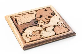 Wild Animal Puzzle For Kids