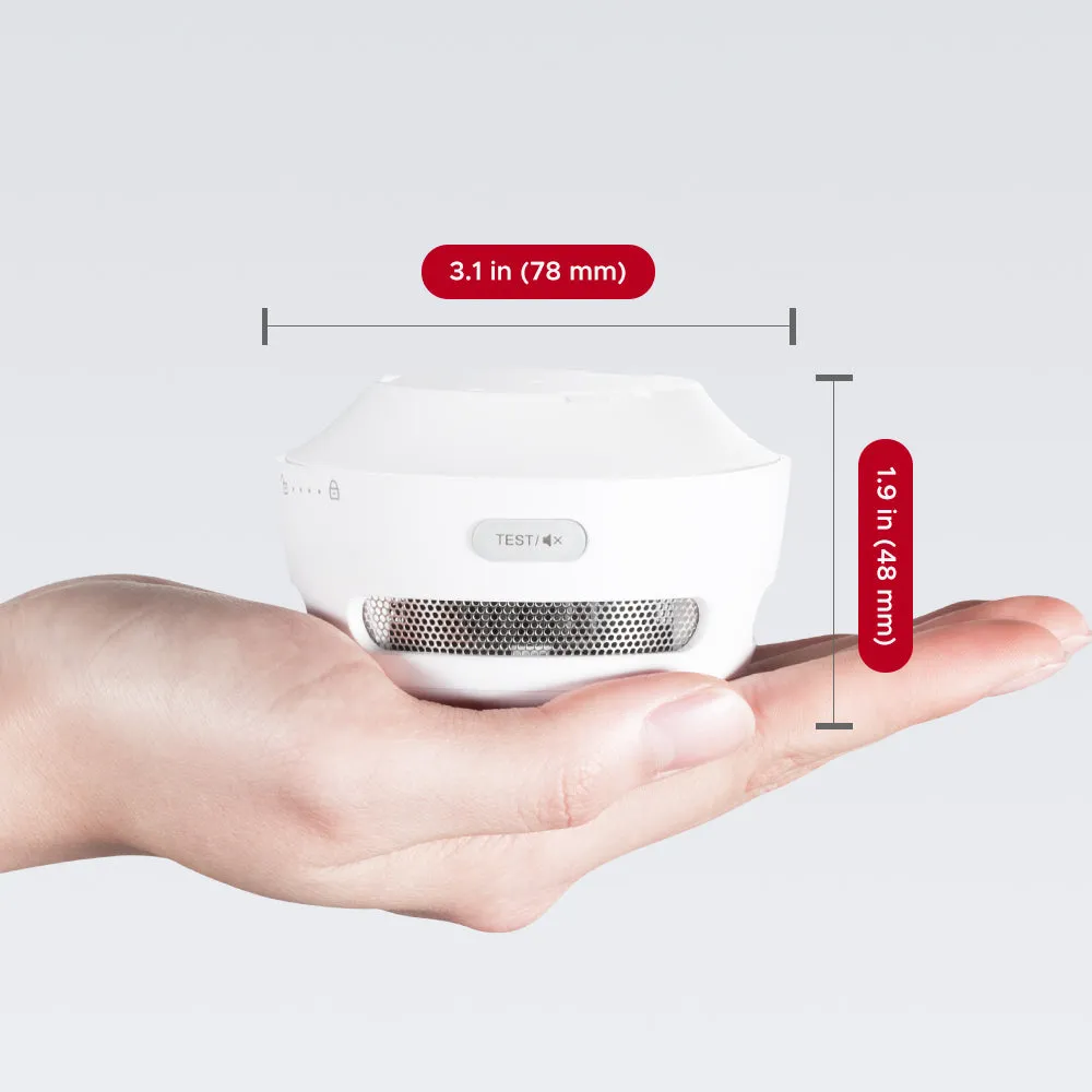 XS01-WR Wireless Interconnected Smoke Alarm with a replaceable lithium battery